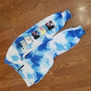 MTV Sweatpants xl tie-dyed‎